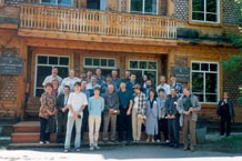 The Participants of the Working Meeting to Assess the Effectiveness of Federal PNA Management in the Siberian Region Arranged by the WWF Russian Office and the IUCN CIS Office (Shushenskoye Settlement, Krasnoyarsk Region, August 2001)